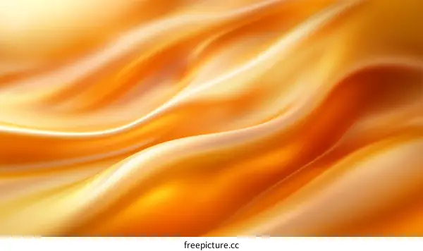 Abstract Golden Silk Fabric Texture
