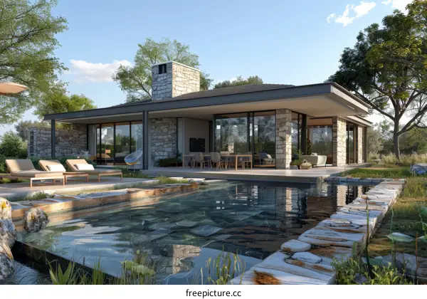 Modern Luxury Villa with Swimming Pool