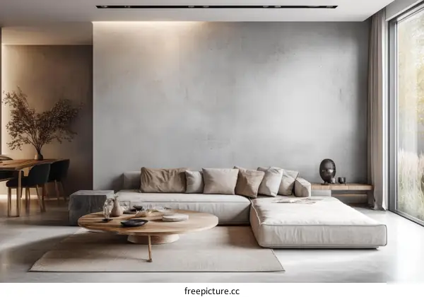 Modern Minimalist Living Room Interior Design