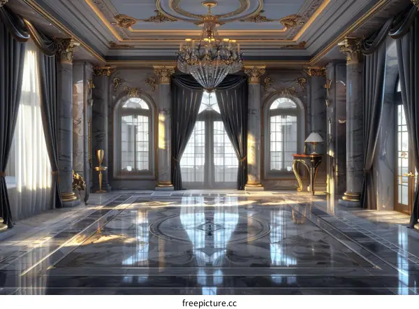 Stunningly Opulent European-Style Hall
