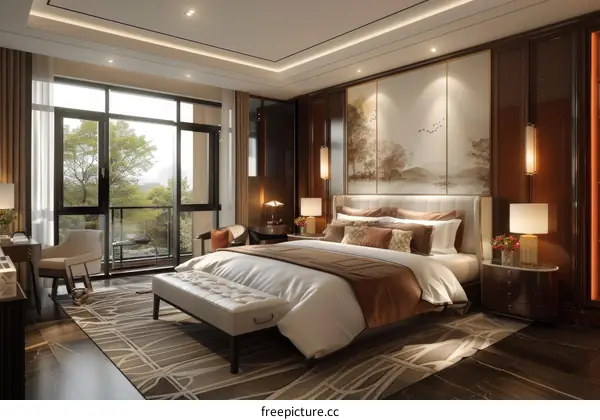Luxury Hotel Bedroom Interior Design