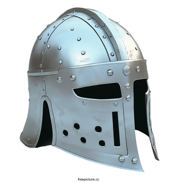 [Transparent Background PNG]Medieval Steel Helmet Illustration