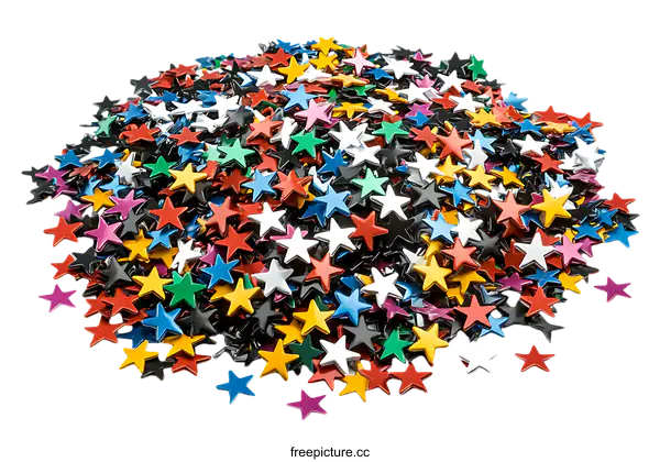 [Transparent Background PNG]Colorful Stars Decorative Collection