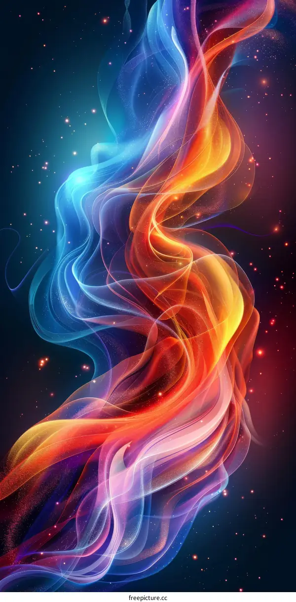 Cosmic Tapestry: The Nebula's Embrace