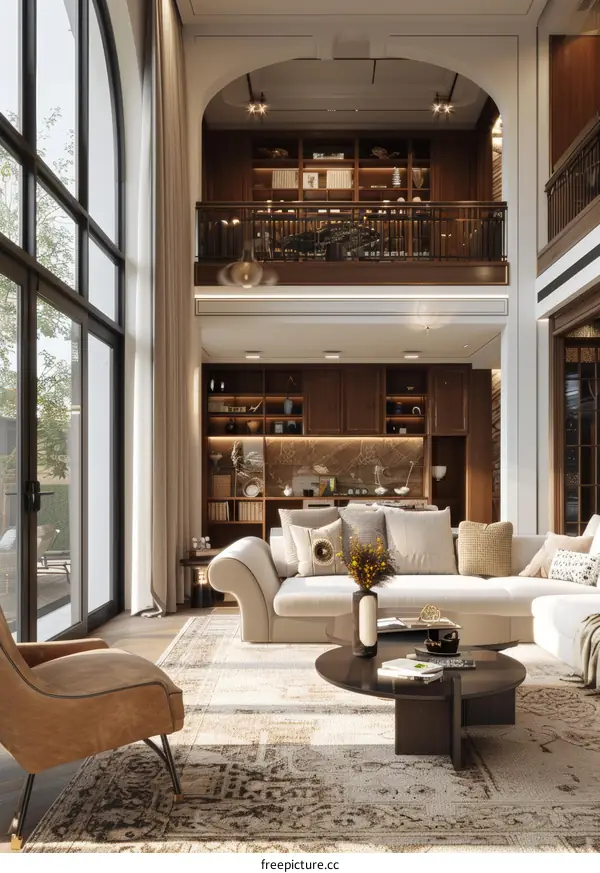 Modern Living Room Interior Design with Stylish Furniture