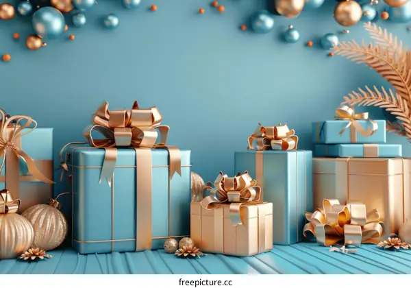 Christmas Gift Boxes Festive Decoration