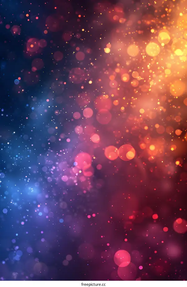 Colorful bokeh background