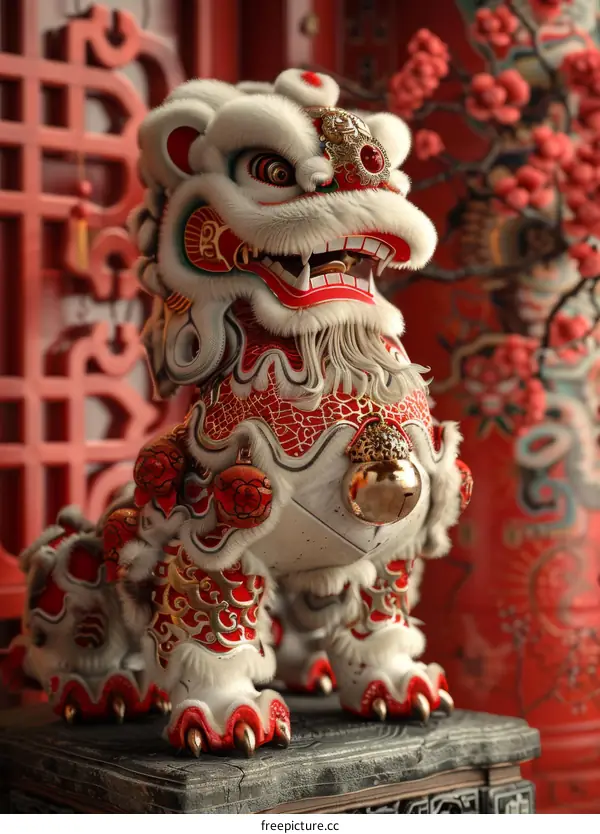 Captivating Chinese Lion Dance Performance: A Cultural Spectacle