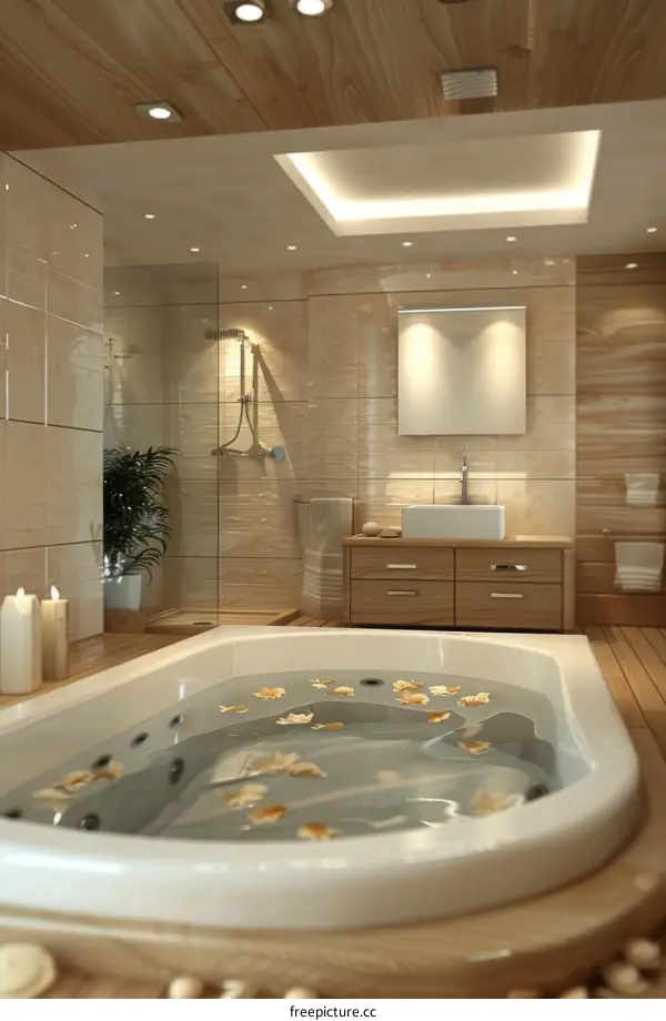 Modern Spa Bathroom Design Ideas