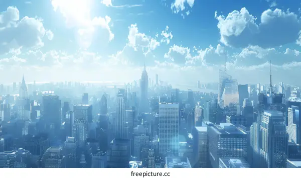 Manhattan Skyline at Dusk