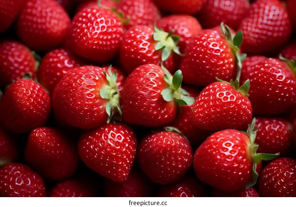 Sweet and Juicy Strawberries Background