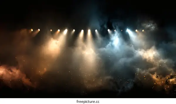 Stage Lights and Smoke Effect