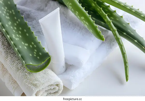 Aloe Vera Cream for Skincare and Beauty