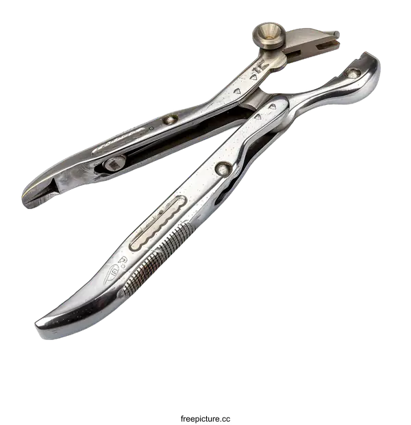 [Transparent Background PNG]Vintage Medical Surgical Instrument Pliers