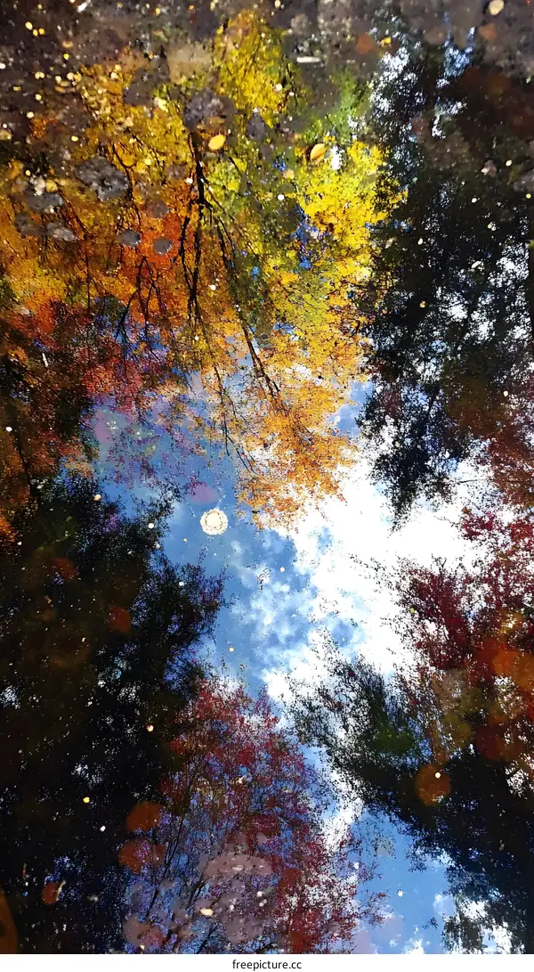 Autumn Reflection in the Water