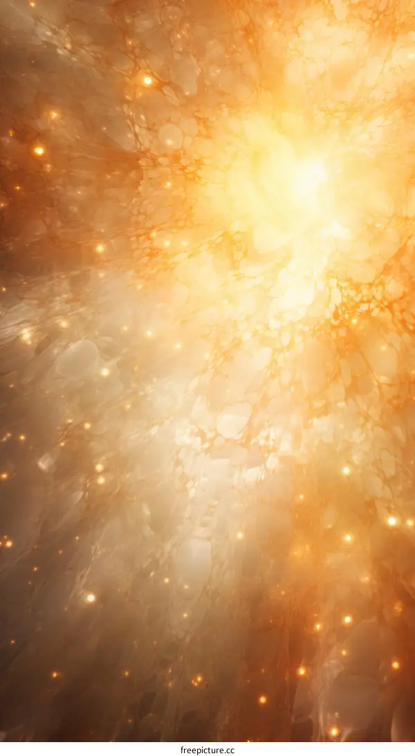 Abstract Illustration of a Supernova Explosion