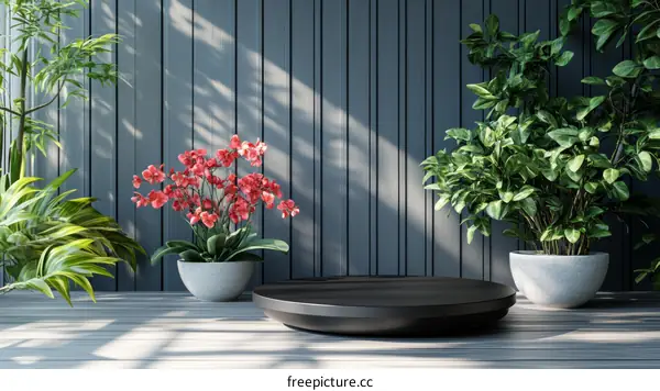 Modern Minimalist Plant Display Podium