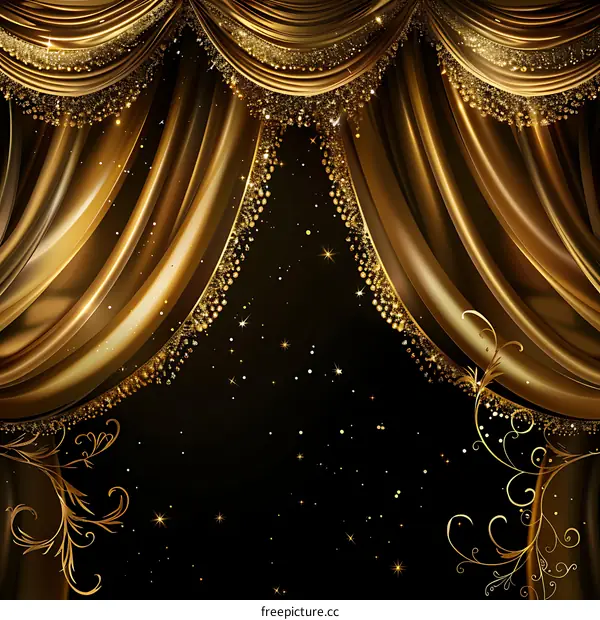 Gold絲絨布藝窗簾