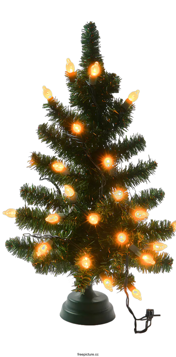 [Transparent Background PNG]Christmas Tree With Lights