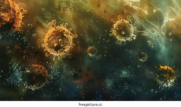 Virus Particles in Abstract Space