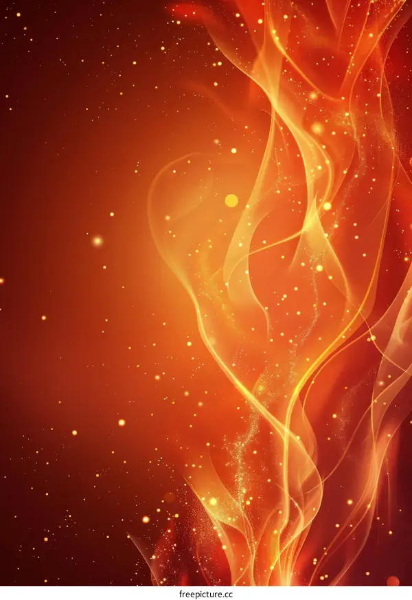 Fiery Flames: Burning Energy and Texture