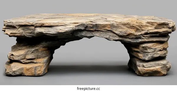 Natural Stone Archway Rock Formation