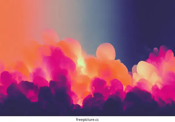 Abstract Colorful Explosion Illustration