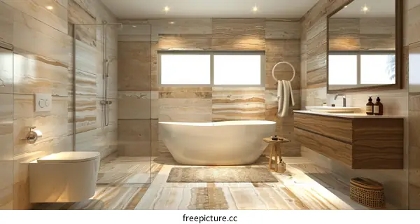 Modern Luxury Bathroom Interior Design