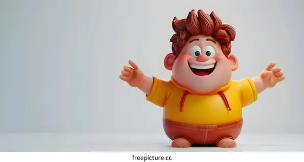 3d cartoon character