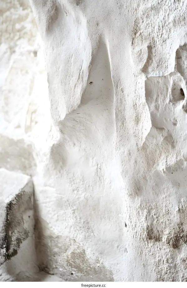 White Rough Wall Texture Background