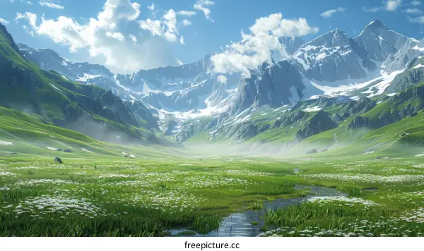 Majestic Mountain Scenery
