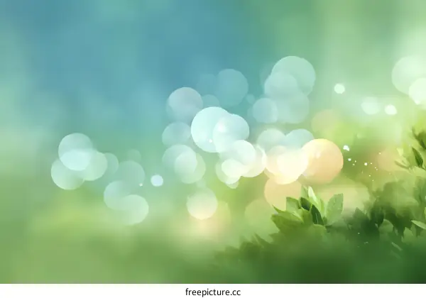 Nature Abstract Bokeh Background