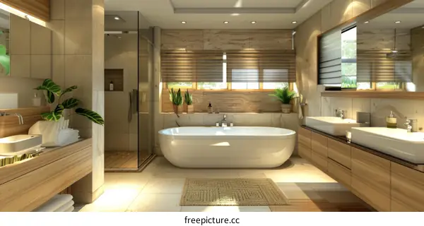 Modern Luxurious Bathroom Interior Design