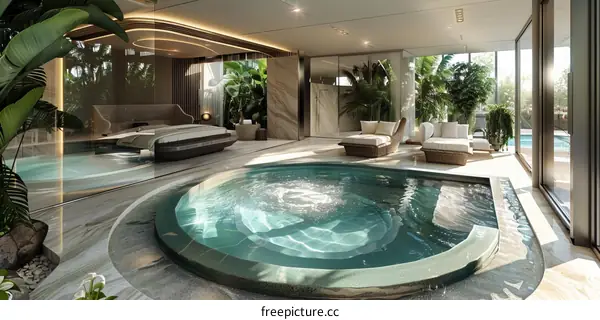 Luxury Modern Spa Room Interior Design