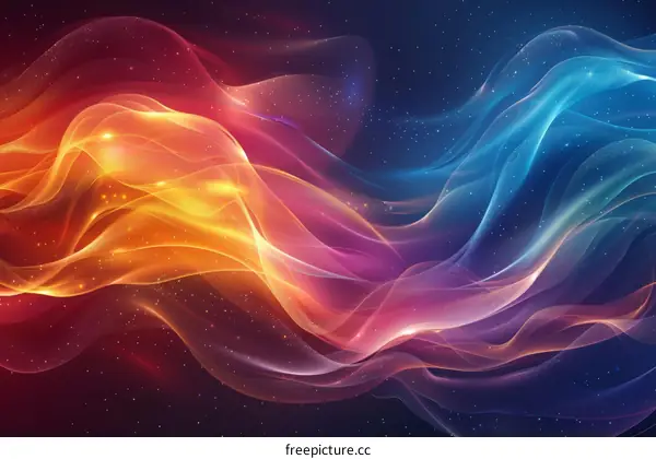 Colorful Nebula in the Cosmos