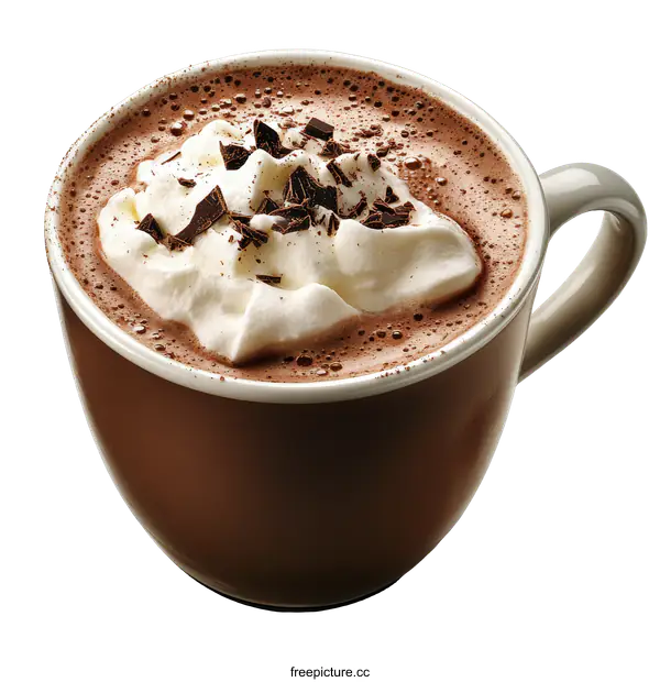 [Transparent Background PNG]Delicious Hot Chocolate in a Mug
