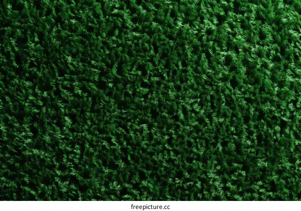 Close-up of green carpet texture
