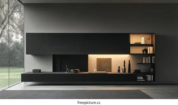 Modern Minimalist Home Entertainment Unit