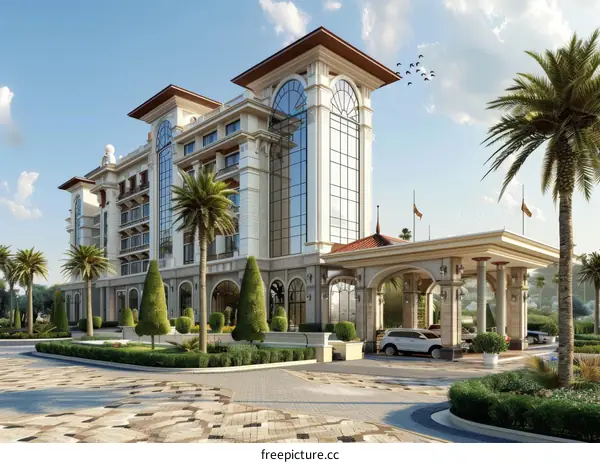 Luxury Hotel Architectural Exterior Design