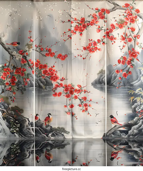 A Chinese ancient仕女 Painting