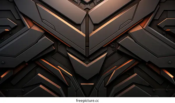 Geometric Patterns in a Futuristic World