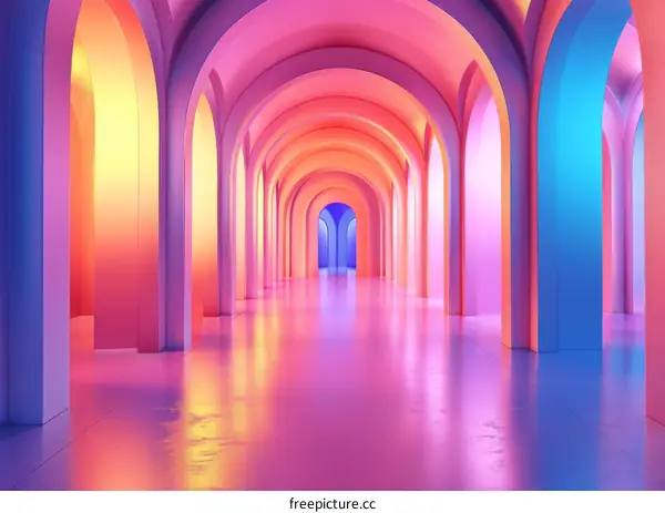 Futuristic Sci-Fi Corridor