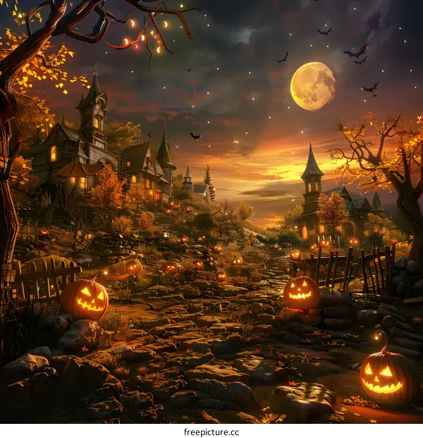 Halloween Pumpkin Town