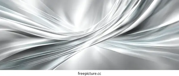 Abstract Silver Stream Lines