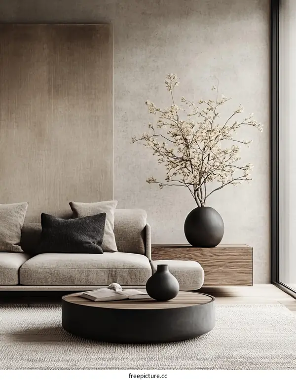 Modern Minimalist Living Room Interior Design