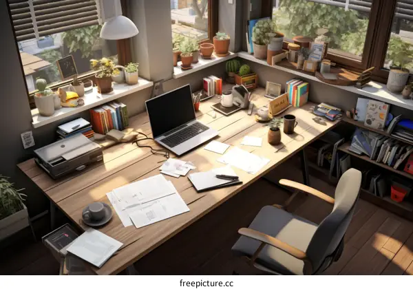 A Home Office With a View