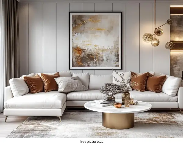 Modern Minimalist Living Room Interior Design