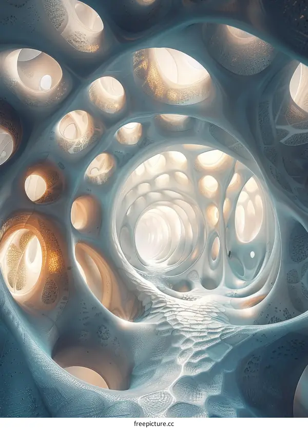 Futuristic Architecture Interior Design Concept