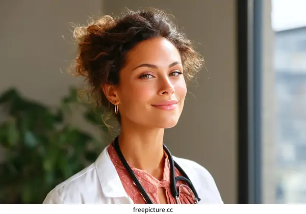 Confident Female Doctor Portrait