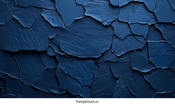 Deep Blue Slate Stone Texture Background